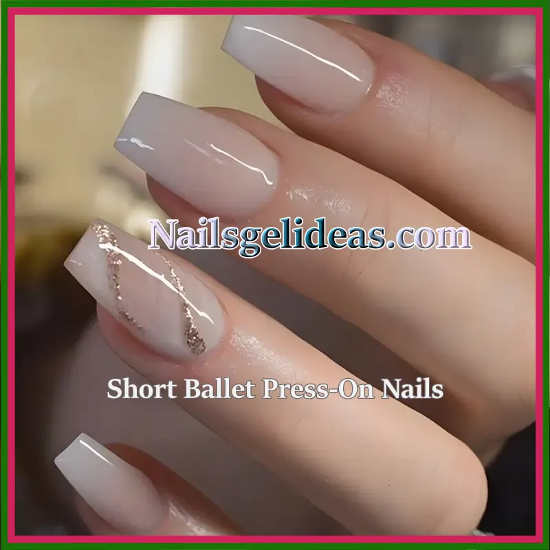 Short Ballet Press-On Nails