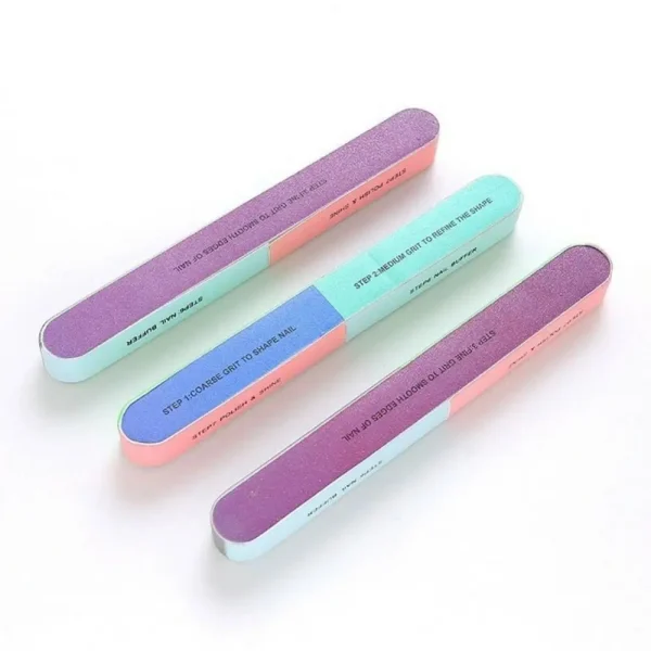 Nail polish buffer Nail Art Sanding Files Buffer Block Manicure Pedicure Tools Sand Surface Sponge Nail File - Image 3