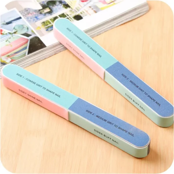 Nail polish buffer Nail Art Sanding Files Buffer Block Manicure Pedicure Tools Sand Surface Sponge Nail File - Image 5