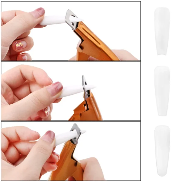 Professional Fake Nail Cutter Nail Cipper Tips Cutter U Type Acrylic Fake Nail Edge Trimmer Stainless Steel Nail Manicure Tools - Image 3