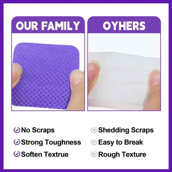 Lint-Free Nail Polish Remover Cotton Wipes UV Gel Tips Remover Cleaner Paper Pad Nails Polish Art Cleaning Manicure Tools - Image 3