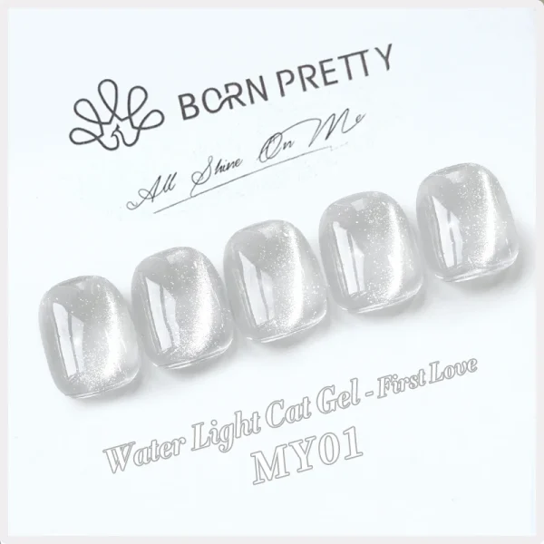 BORN PRETTY 10ml Water Light Cat Gel Ultra Shine Sparkling Glitter Semi Permanent Soak Off UV Gel Nail Art Varnish Manicure - Image 2