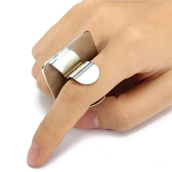 Hot Nail Art Cosmetics Small Nail Art Palette Makeup Palette Stainless Steel Ring Mini Palette Small Square - Image 3