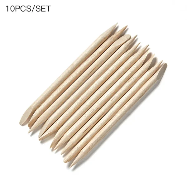 100/50/10Pcs/Packs Nail Art Design Cuticle Pusher Orange Wood Stick Sticks Cuticle Pusher Remover Manicure Pedicure Care - Image 2