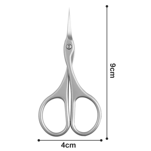 1Pc Cuticle Scissors Stainless Steel Curved Blade Small Scissors Trimming the Fingernails Eyebrow Eyelash Dry Skin Nail Scissors - Image 6
