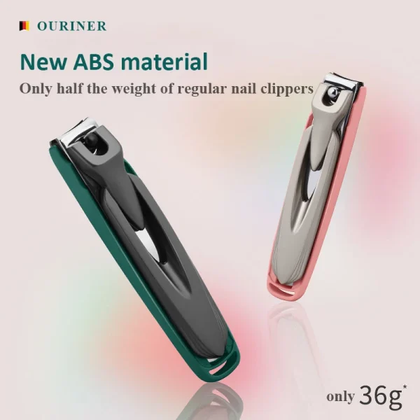 Colorful Nail Clippers Anti-Splash Nail Cutter Detachable Design Fingernail Clippers Stainless Steel Manicure Nail Tool - Image 5