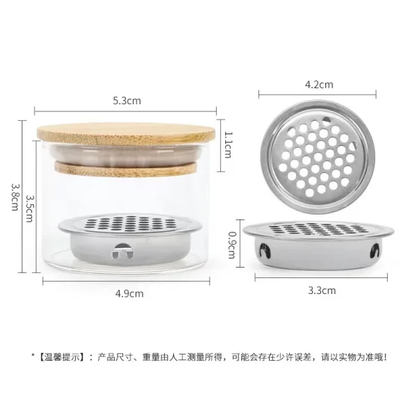 Nail Wash Pen Cup New Technology Glass Crystal Cup Stainless Steel Mesh Filter Cup Sequin Phototherapy Brush Tool - Image 6