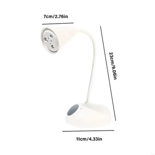 E8FC Small Lamp for Gels Nails Rechargeable Lamp Flexible Light UV LED Lamp Dryer Manicures Lamp - Image 6