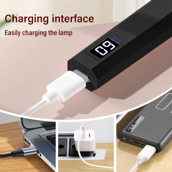 YIKOOLIN Portable Nail Dryer Machine USB Mini Nail Dryer Lamp UV LED Nail Light for Curing All Nail Gel Nail Lamp Home Salon Too - Image 3