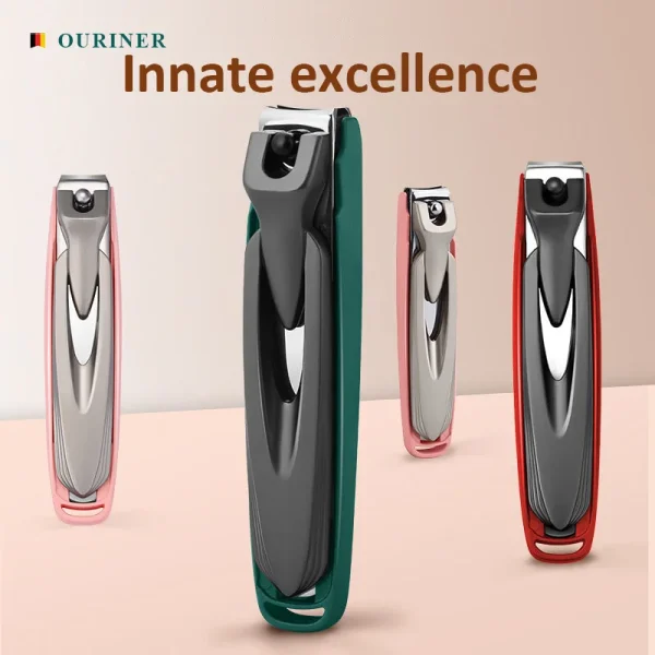 Colorful Nail Clippers Anti-Splash Nail Cutter Detachable Design Fingernail Clippers Stainless Steel Manicure Nail Tool - Image 6