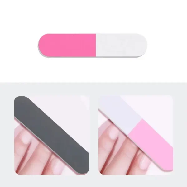 Nail Art Tool Set With Led UV Nail Lamp Nail Brush Kit Nail Separator Polishing Bloc Suitable for Beginners and Nail Technicians - Image 6
