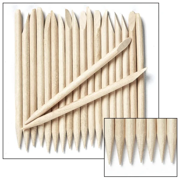 100/50/10Pcs/Packs Nail Art Design Cuticle Pusher Orange Wood Stick Sticks Cuticle Pusher Remover Manicure Pedicure Care - Image 4