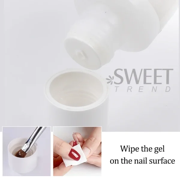 200ml Nail Degreaser Liquid Surface Sticky Layer Gel Polish Excess Remover Acetone Nail Extension Auxiliary Nail Cleaner Plus - Image 4