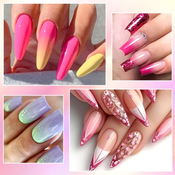 7pc Nail Gel Polish Set DIY Nail Art Design All For Decoration Soak Off UV Gel Long Lasting Manicure Painting Gel Vernis Kits - Image 4