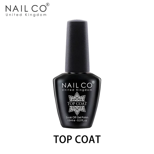 NAILCO 15ml Top Coat And Base Coat Art Design Gel Nail Polish UV Top Base Coat UV LED Soak Off Gel For Nail Decoration Varnish - Image 3