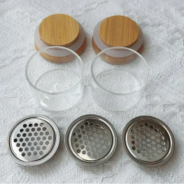 Nail Wash Pen Cup New Technology Glass Crystal Cup Stainless Steel Mesh Filter Cup Sequin Phototherapy Brush Tool - Image 3