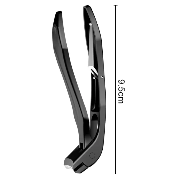 Nail Clippers Angled Head Thick Toe Nail Clippers with Catcher Large Wide Jaw Sharp No Splash fingernail Clipper Nail Cutter - Image 6