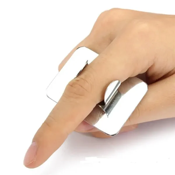 Hot Nail Art Cosmetics Small Nail Art Palette Makeup Palette Stainless Steel Ring Mini Palette Small Square - Image 4