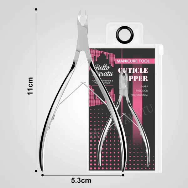 1Pcs Cuticle Trimmer Professional Cuticle Nippers Stainless Steel Clippers Cutter Remover Manicure Nail Tools for Women - Image 6
