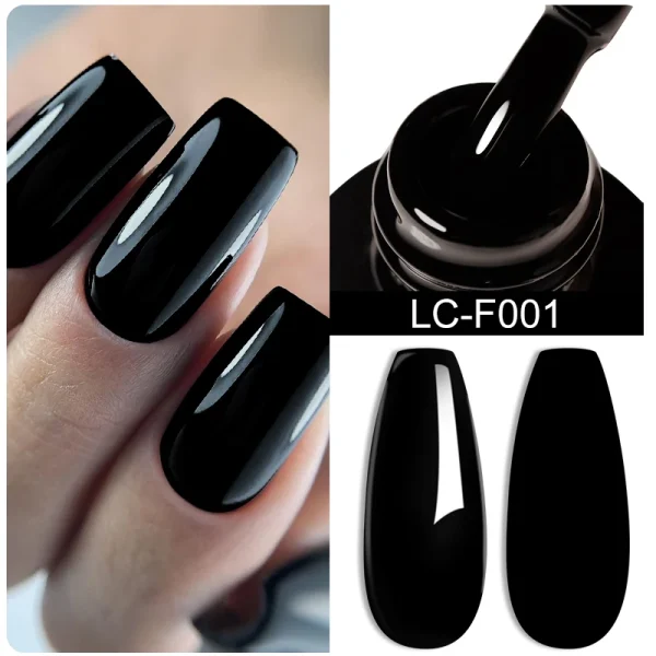 LILYCUTE 7ml White Color Gel Nail Polish Semi Permanent UV Gel Polish Gorgeous Full Coverage Soak Off UV LED Nail Gel Varnishes - Image 2