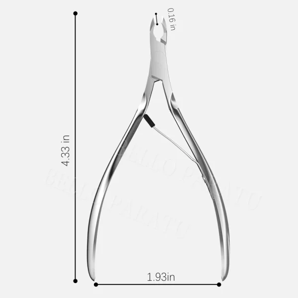 1Pcs Cuticle Clippers 1/2 Jaw Professional Cuticle Cutter Nail Cuticle Remover Nail Skin Clipper Hangnail Trimmer Manicure Tool - Image 5