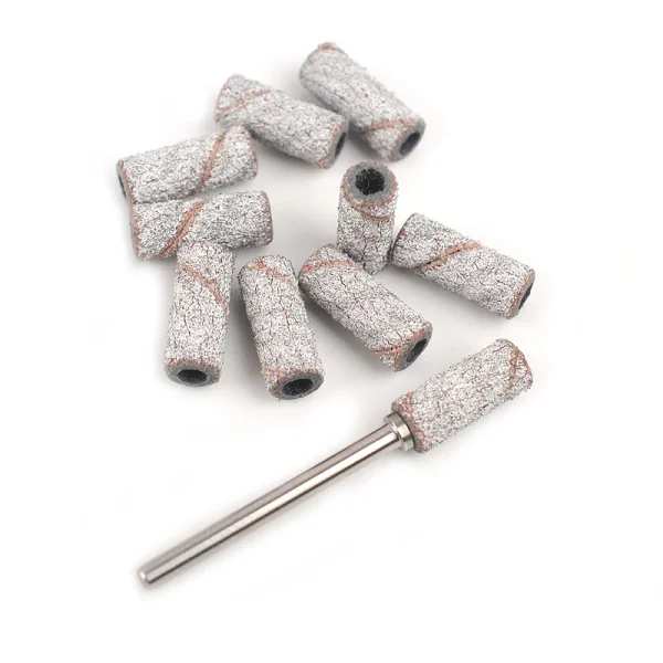 3mm Mini White Sanding Bands Stainless Steel Nail Drill Bits Mandrel Electric Manicure Accessories Tool - Image 6