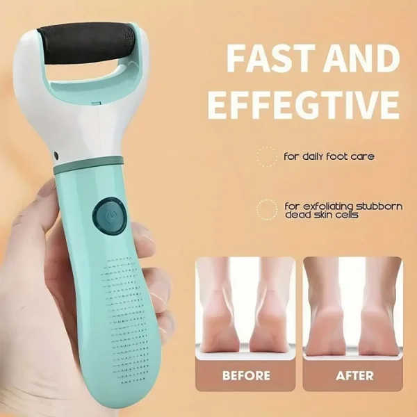 1pc Electric Foot Grinder Auto Wireless Remove Dead Skin Calluses Cracks Hard Cracked skin Pedicure Tool Waterproof Foot Cleaner - Image 6