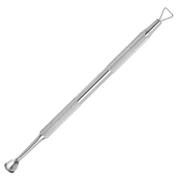 New Nail Double-ended Use Stainless Steel Circle Beveled Head Cuticle Pusher Remover Manicure Sticks Tool Nail Art Tool - Image 6