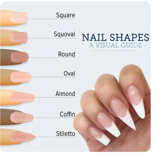 100pcs Nail Art Form French Acrylic UV Nail Gel Tips Extension Forms Guide Stickers Nail Building Gel Curl Forms Mold Manicure - Image 4