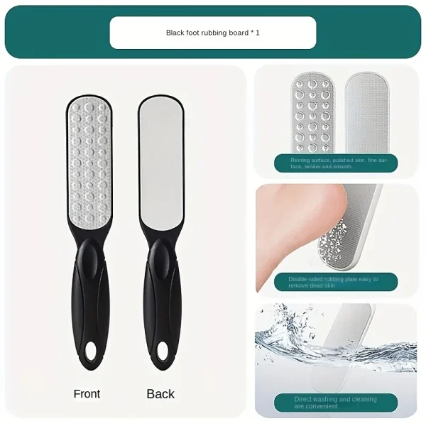 Double Side Foot File Professional Rasp Heel Grater Hard Dead Skin Callus Remover Pedicure File Foot Grater - Image 5