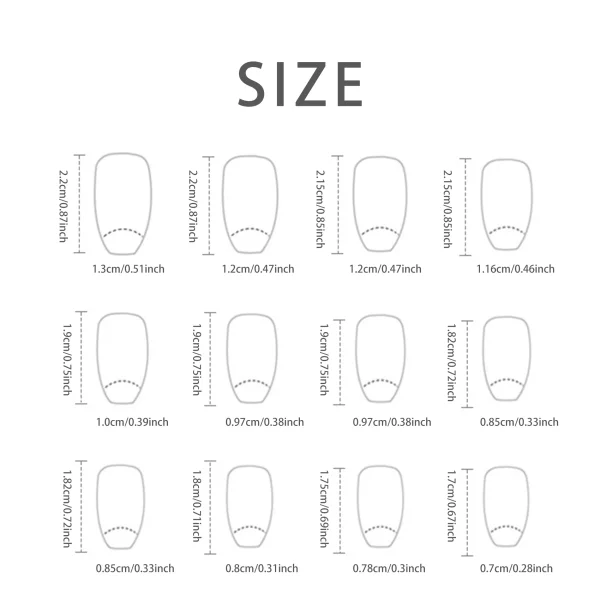 24 PCs Short French Glitter Nails with 1 Jelly Gel and 1 Nail File - Image 4