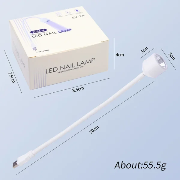 Mini USB UV/LED Light for Gel Nails 360 Degree Freely Adjustable Tube Nail Dryer Convenient UV Lamp For Nails Art Decoration - Image 3
