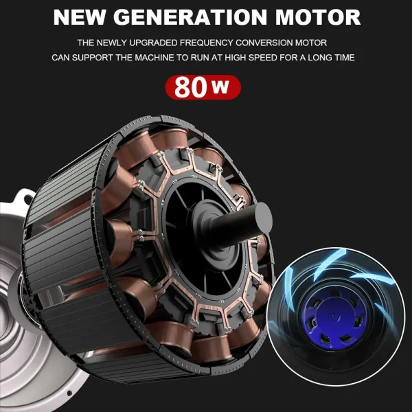 Upgrade Nail Dust Collector Extractor Fan For Manicure Machine Powerful Nail Vacuum Cleaner With Remove Filter Nail Equipment - Image 4