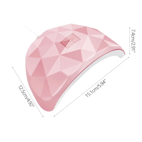 CNHIDS 54W 18 LED Drying Lamp Manicure UV Nail Dryer Curing Gel Nail Polish With USB Smart Timer Sun Light Nail Art Tools - Image 6