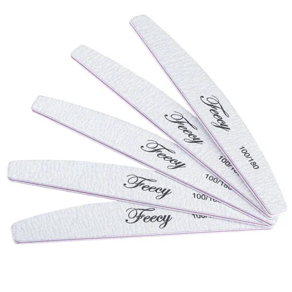10Pcs/Lot Nail File Buffer Double Side Nail Files Buffer 80/100/150/180/240 Grit Limas Trimmer Lime Nail Art Ongle Manicure Tool - Image 3