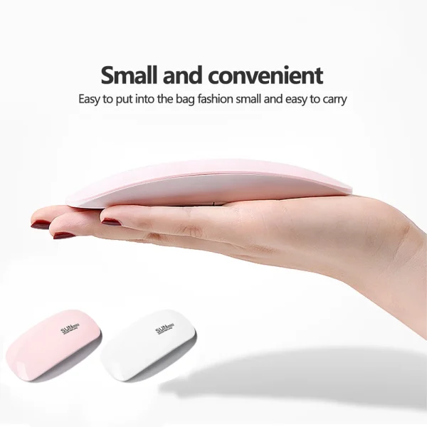 Foldable Nail Lamp 6w Uv Led Lamp For Nails Machine 6 Uv Leds Gel Nail Polish Dryer Lamp Manicure Tool Professional Equipme - Image 5