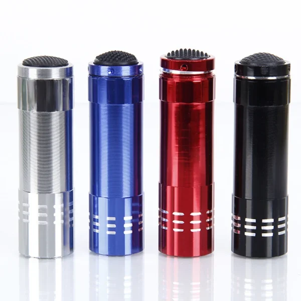 Mini 9 LED UV Light Lamp Flashlight UV Gel Adhesive Glue Curing Lamp Light Handheld Nail Dryer UV Flashlights Detector Nail Tool - Image 4