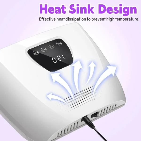 Professional Nail Drying Lamp for Manicure UV LED Nail Lamp For Gel Polish Dryer Machine With Auto Sensor Touch Screens - Image 5