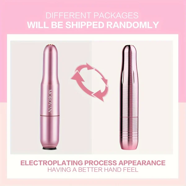 Morovan Professional Electric Nail Drill Acrylic gel Nail Kit - Portable manicure and pedicure kit for shaping and polishing - Image 6
