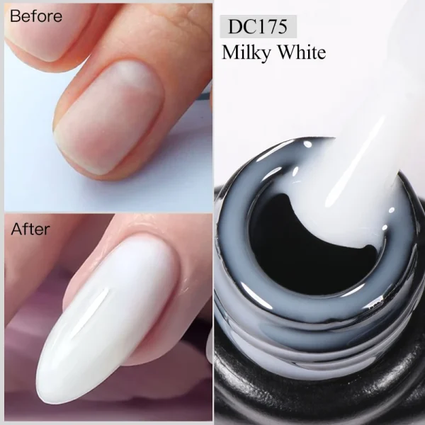 Mtssii 7ml Milky White Quick Extension Gel Nail Polish Nude Construct Hard Gel Semi Permanent Acrylic Extension Nail Art Varnish - Image 2