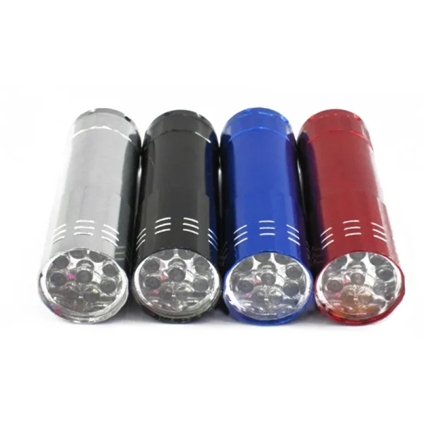 Mini 9 LED UV Light Lamp Flashlight UV Gel Adhesive Glue Curing Lamp Light Handheld Nail Dryer UV Flashlights Detector Nail Tool - Image 5