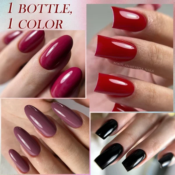 LILYCUTE 7ml Nail Gel Polish 125 Colors Gel Nail Polish Semi Permanent UV Gel Base Top Coat Nail Art Soak off UV LED Gel Varnish - Image 5