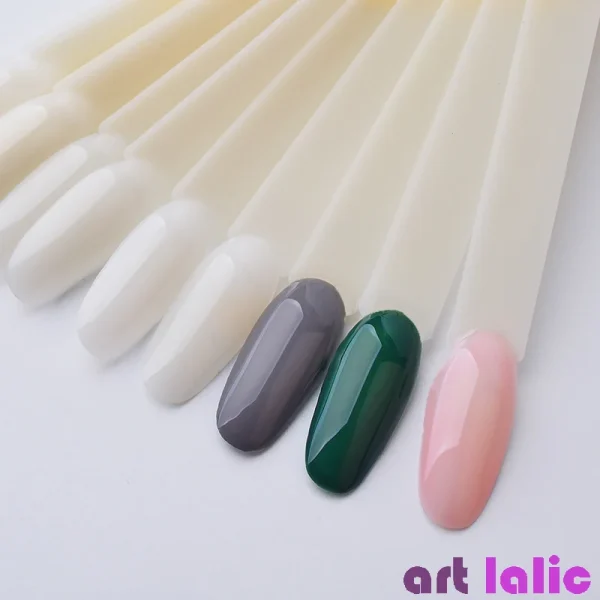 50Pcs Oval Fan-Shaped Swatch Sticks with Round Tips for Nail Art Display, Display and Organize Gel Nail Polishes - Image 6