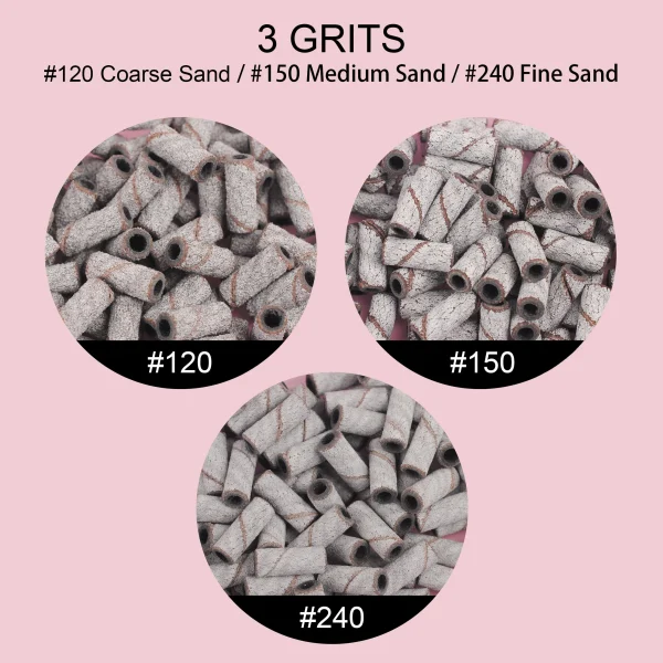 3mm Mini White Sanding Bands Stainless Steel Nail Drill Bits Mandrel Electric Manicure Accessories Tool - Image 5