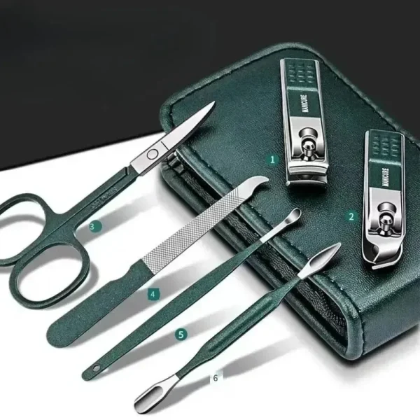 6Pc Nail Scissors Set Household High End Mens and Womens Special Nail Clippers Manicure Beauty Tools Portable Manicure Tools - Image 2