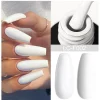LILYCUTE 7ml White Color Gel Nail Polish Semi Permanent UV Gel Polish Gorgeous Full Coverage Soak Off UV LED Nail Gel Varnishes