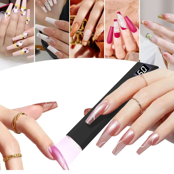YIKOOLIN Portable Nail Dryer Machine USB Mini Nail Dryer Lamp UV LED Nail Light for Curing All Nail Gel Nail Lamp Home Salon Too - Image 6