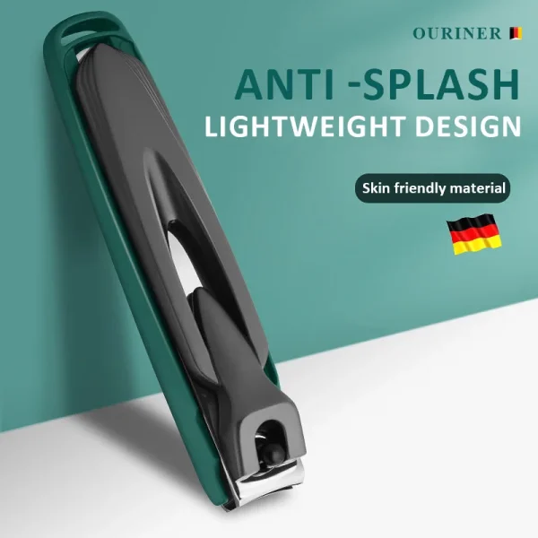 Colorful Nail Clippers Anti-Splash Nail Cutter Detachable Design Fingernail Clippers Stainless Steel Manicure Nail Tool - Image 2