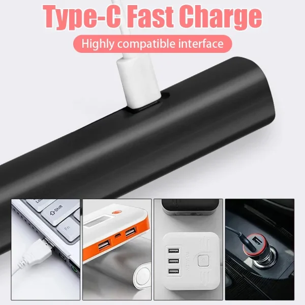 Portable Handheld Nail Dryer Lamp UV/LED Nail Curing All Gel Polish Nail Art Tool USB Rechargeabl Quick Dry Nail Lamp Flashlight - Image 3